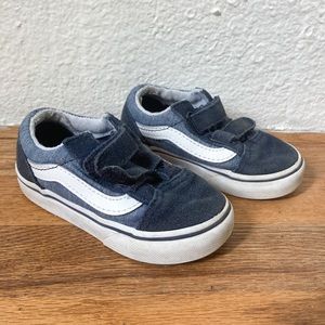 Blue and White Toddler Vans